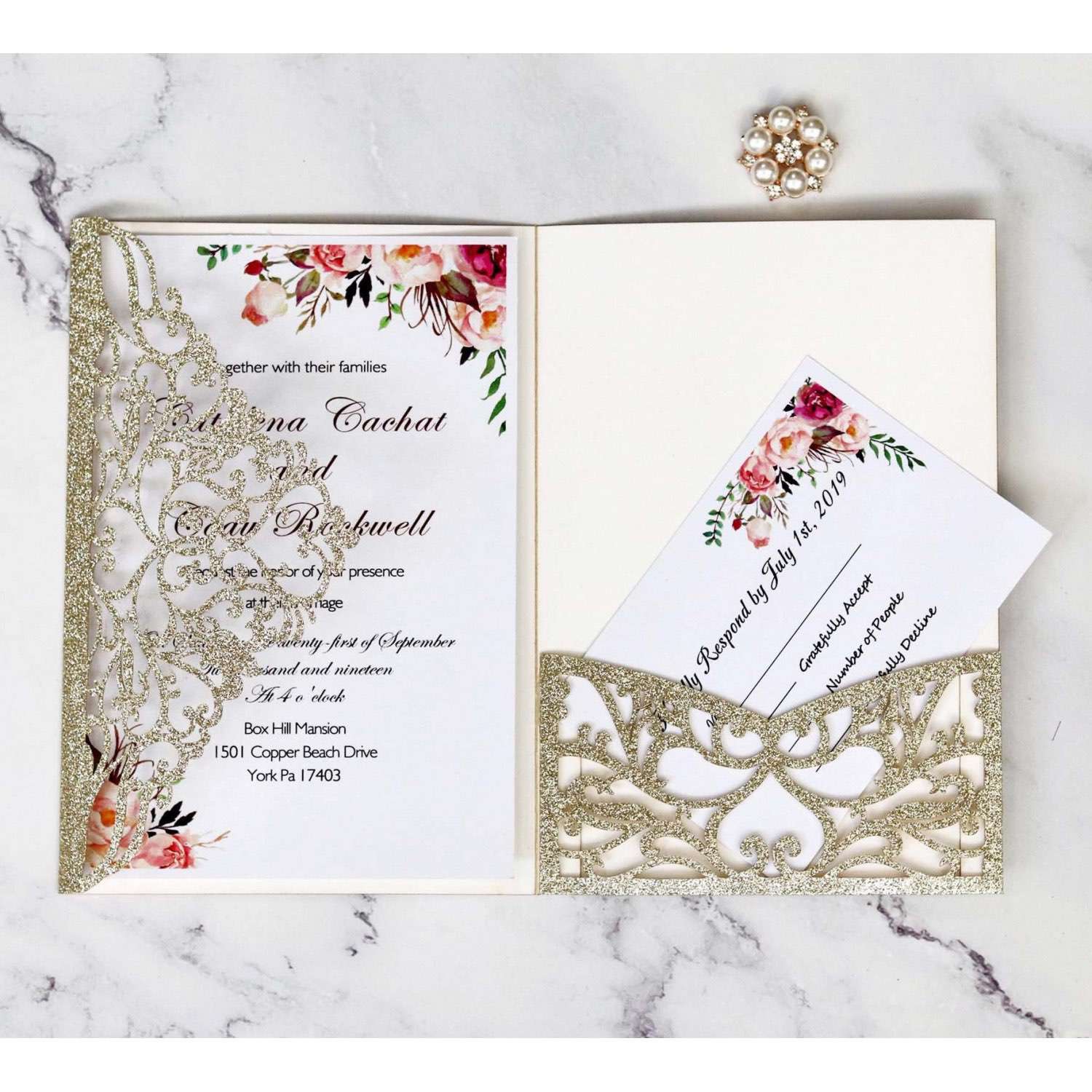Slap-up Holiday Invitation Card Thanksgiving Day Laser Cut Paper